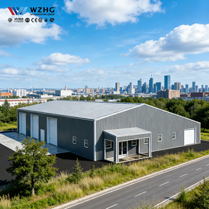 Bâtiment d'entrepôt en métal à portée libre de haute qualité, robuste, hub logistique, certifié CE - Product Image 1