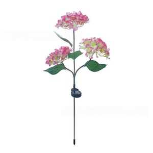 Luces Solares para Jardín con Forma de Hortensia, Resistentes al Agua IP65, Resistentes a los Rayos UV, Efecto de Fuegos Artificiales, Decoración para Caminos Exteriores y Villas - Product Image 6