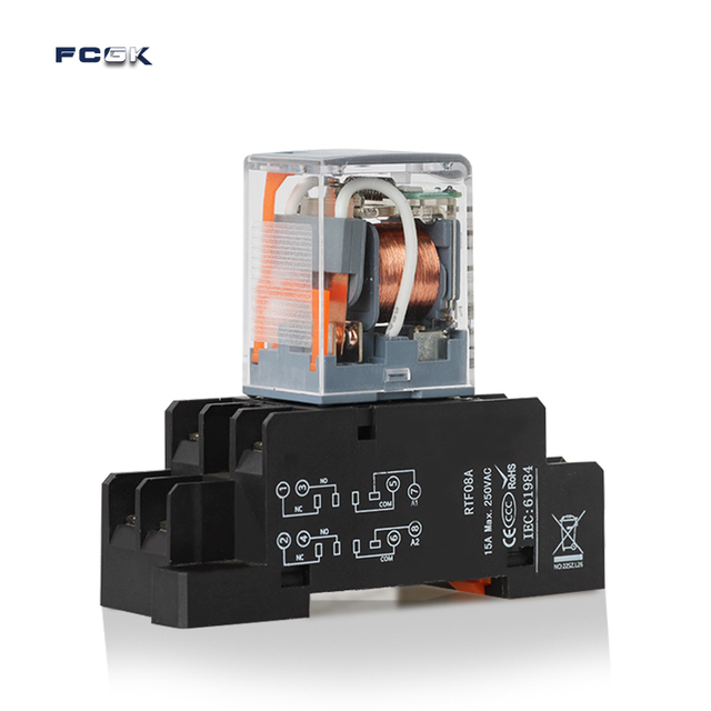 Miniature 8-Pin Control High Power 30V DC/220VAC 15A 250VAC Electromagnetic Relay RTS08A with Sealed Protect Feature