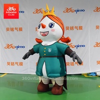 Costume gonflable publicitaire personnalisé, modèle de mascotte, fille sexy tendance, nouvelle conception 2019, pour fêtes/événements promotionnels