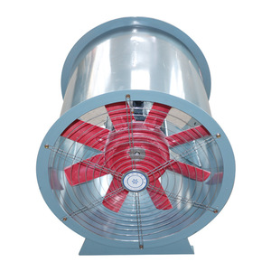 Ventilador Axial de Conducto con Aspas de Fibra de Vidrio, Ventilador Industrial Azul - Product Image 1