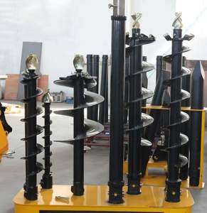 Fabriek Maakte Andere Tractor Post Gat Digger Hydraulische Graafmachine Boorbevestiging Voor Elektrische Paal Vijzel - Product Image 5