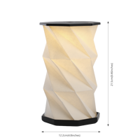 Lampe pliable LED moderne en forme de diamant, veilleuse, cadeaux d'entreprise, cadeau personnalisé pour bibliothèque, bar, café