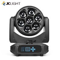 Abeille oeil 7x60w Zoom tête mobile lumière LED faisceau Dj événement Dmx512 Rgbw B-Eye lavage scène lumière