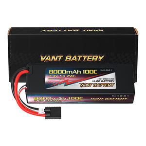 Batteria lipo vicant 2S custodia rigida IR 8000mAh 7.4V 100C più bassa per auto elettrica con TRX ed EC3 - Product Image 6