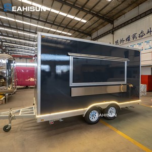 Carrito de Comida Móvil para Exteriores, Totalmente Equipado, para Venta de Snacks, BBQ, Hot Dogs y Café, en Oferta - Product Image 2