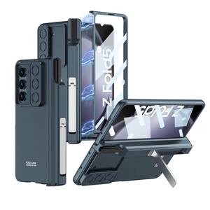 GKK Pour Samsung Galaxy Z Fold5 5G <span class=keywords><strong>Phone</strong></span> Case PC Kickstand <span class=keywords><strong>Phone</strong></span> Back Cover avec Screen <span class=keywords><strong>Film</strong></span> - Product Image 5