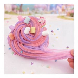 Kit de slime créatif et moelleux, accessoires brillants écologiques pour enfants, pâte à modeler DIY, divertissement éducatif fait main - Product Image 4