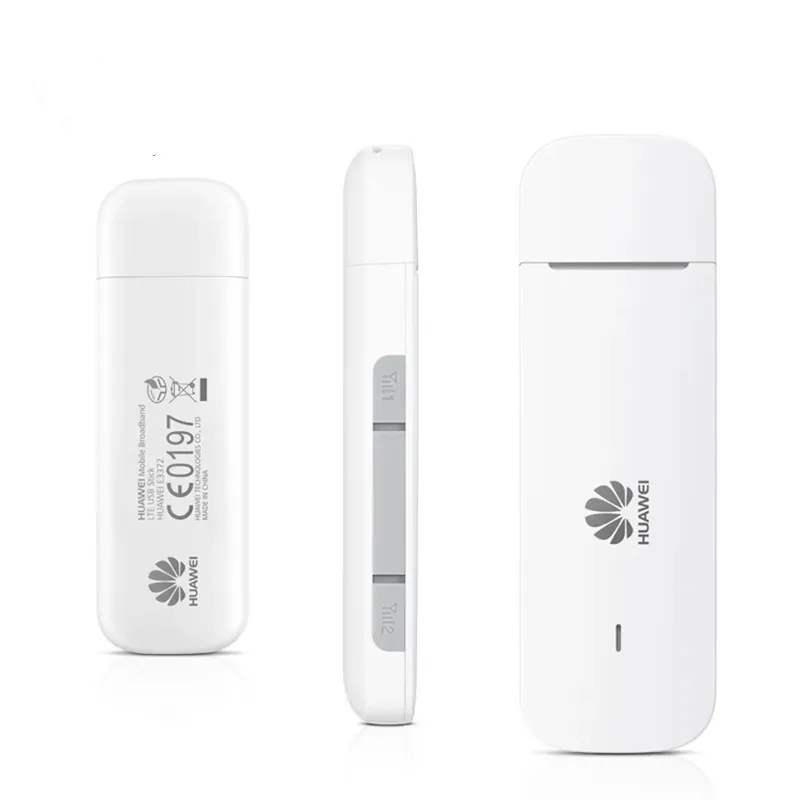 โมเด็มของแท้4G LTE ซิมการ์ดสำหรับ Huawei E3372 USB Stick LTE E3372h-608โมเด็ม, พอร์ตเสาอากาศ MIMO 2x2, LTE CAT4 SD slot/usb