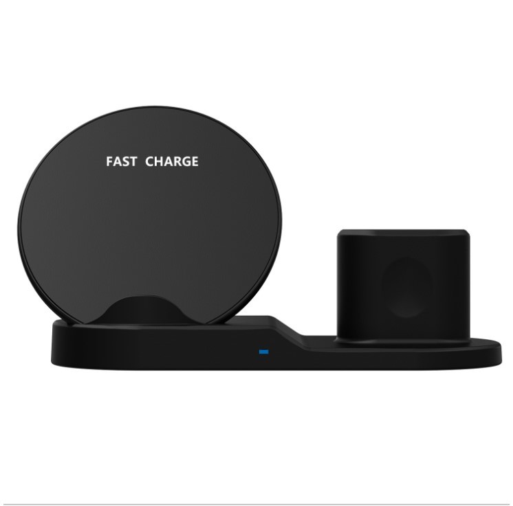 3 en 1 chargeur sans fil pour écouteurs de téléphone montre intelligente sans fil de la station d'accueil