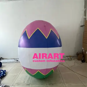 Easter Egg Inflatables 2m tall Inflatable Egg decoration Custom 6.6ft High Inflatable Egg For Easter