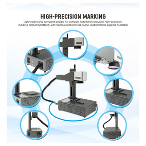 Xách tay Máy tính để bàn UV máy khắc laser cho gạch ceramic chậu lọ món ăn cốc tùy chỉnh thiết kế mô hình đánh dấu thiết bị - Product Image 2