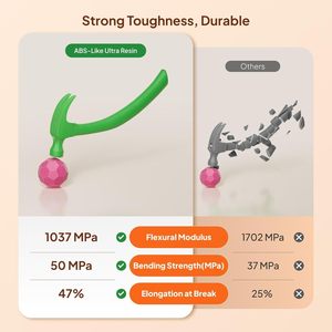 Elegoo เครื่องพิมพ์3D แบบอัลตร้าโพลีเมอร์, สีเรืองแสงคล้ายเอบีเอสมีความเหนียวสูง365-405nm การบ่มด้วยยูวี - Product Image 5