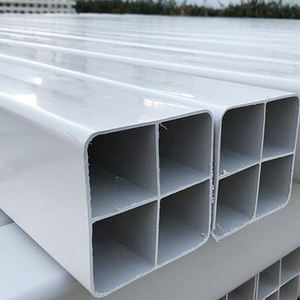 Vente en gros à bas prix 100x50 tube carré en PVC de couleur personnalisée pour la culture hydroponique et le jardin - Product Image 5