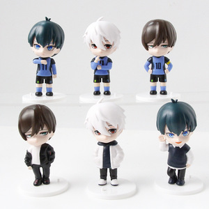 Set de 6 Figuras de Anime Blue Lock Isagi Yoichi, Versión Adorable, Adornos de Escritorio - Product Image 1