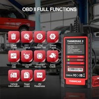 ThinkDiag 2 2024 Lector de Códigos OBD2 Universal para Control Bidireccional, Funciones de Diagnóstico Completas, Windows, Datos en Tiempo Real de 12V