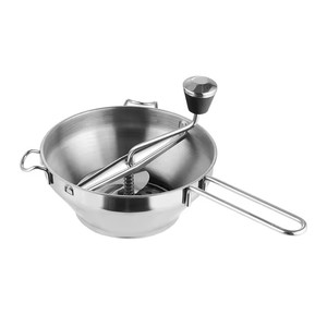 Yongli en acier inoxydable 3-Grind poignée de fraisage bol de moulin rotatif pour sauce tomate purée purée de pommes de terre confitures-matière plastique - Product Image 4