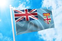 Expédition rapide, nouveau drapeau numérique imprimé Fiji de 3x5 pieds pour décorations extérieures