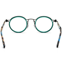Gafas Borregls de Acetato y Titanio para Hombre, Diseño de Marca 2025, Gafas Redondas Vintage Retro para Mujer, Lentes Ópticas 185693