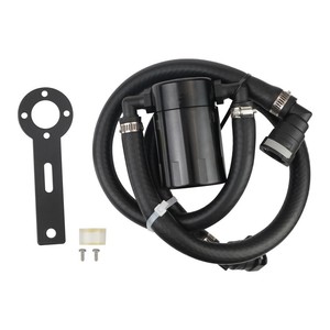 Kit de Respiration d'Huile en Alliage d'Aluminium avec Tuyau pour Amélioration de la Performance du Moteur de Voiture Noir Rouge Bleu Argent - Product Image 5