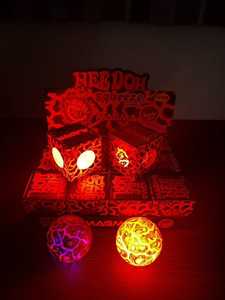 NeeDoh Magma Smack, Pelota Antiestrés con Textura de Lava y Meteorito, Super Squish, TPR+Pectina, Caja Sorpresa para Niños - Product Image 4