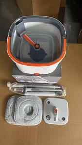 Mopa Cuadrada de Microfibra con Cubeta, Separación de Aguas Residuales, Lavado de Manos Libres, con 2 Almohadillas de Mopa, Envío en 48 Horas para Limpieza del Hogar - Product Image 3