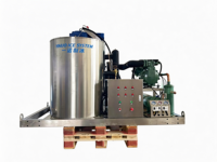 Máquina de Hielo en Escamas Industrial de 3 Toneladas de Bajo Consumo, Especialmente Diseñada para Ecuador, con Control PLC