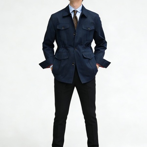 Asian Size Runs Small New <strong>Men's</strong> Casual Workwear <strong>Cargo</strong> <strong>Jacket</strong> with Lapel Collar Vintage Outerwear Sehe Fashion - Product Image 4