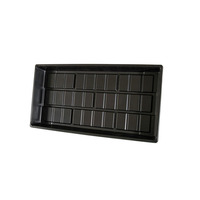 Barquettes de propagation en plastique PS de haute qualité, barquettes rectangulaires plates jetables personnalisées, portables, avec une capacité de 30 ml
