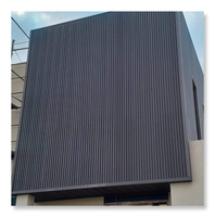 Panneaux muraux WPC pour l'extérieur et l'intérieur, pour salle de bain, salon et salle de sport - Style européen, revêtement imperméable et insonorisant
