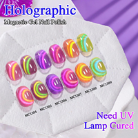 Vernis Gel Holographique Effet Œil de Chat 9D SANS HEMA, Marque Privée, Vente en Gros, Qualité Salon, Gel Ongles Effet Œil de Chat, Logo Personnalisé