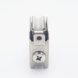 U Groove Nhựa Nylon Tráng Trượt Hanger Cổng Phần Cứng Bánh Xe Ròng Rọc - Product Image 5