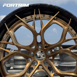 ล้อรถยนต์ FORTRIM ขนาด 19 20 21 22 24 26 นิ้ว แบบ 2 ชิ้น ผลิตจากวัสดุ 6061-T6  แบบกำหนดเอง 5x114.3 5x120 ล้อคาร์บอนไฟเบอร์ฟอร์จ สำหรับรถยนต์หรู - Product Image 3