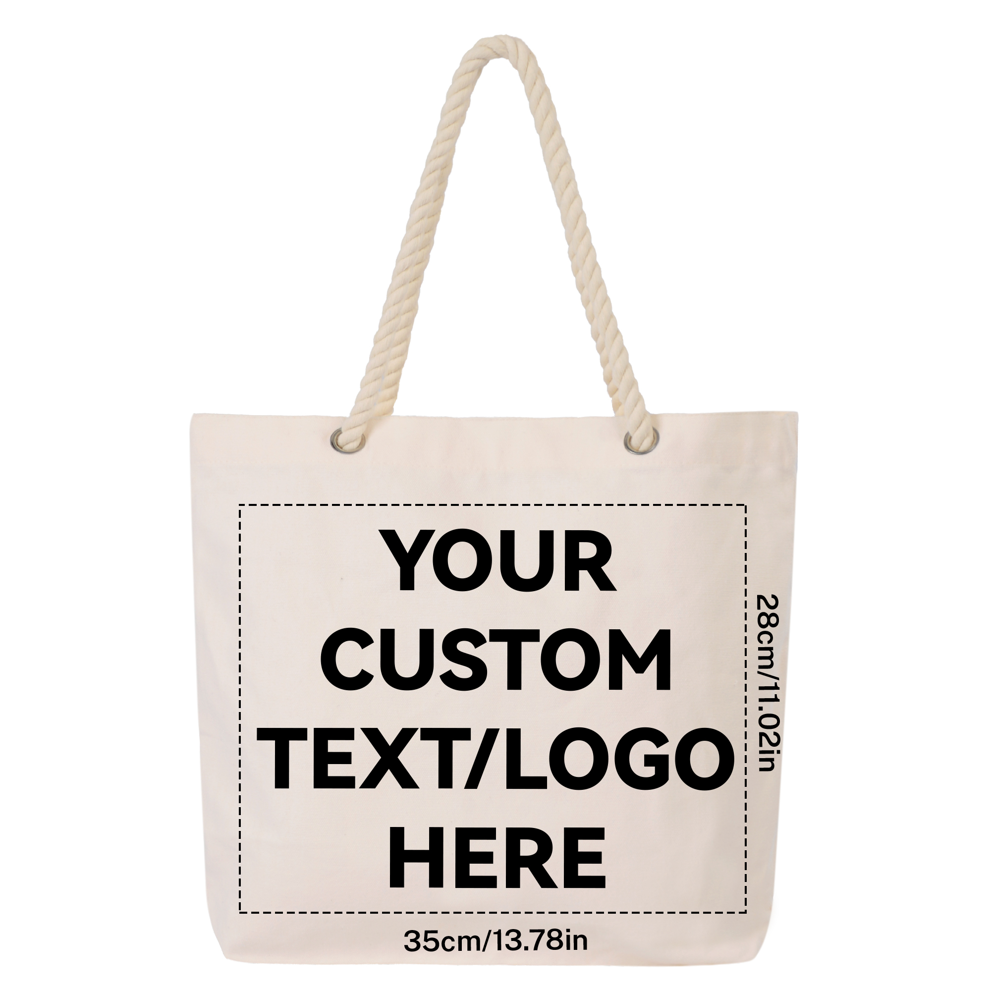 Striped Lady Large Capacity Canvas Tote