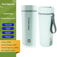 Bouilloire Électrique Portable 304SS 400ml Ébullition Rapide Protection Anti-Ébullition à Sec Anti-Fuite Certifiée FCC CE UL ROHS FDA Pour Maison et Voyage OEM ODM