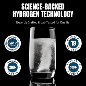 Tabletas Efervescentes de Hidrógeno Molecular H2 de Alta Concentración, Antioxidante Potente y Mejor Hidratación, Disolución Rápida, Gran Venta - Product Image 3