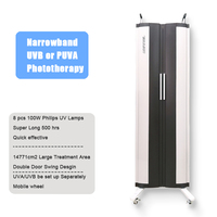 Kernel 8 100W 311nm Système de photothérapie à bande étroite Psoriasis Vitiligo Thérapie au laser de bas niveau Excimer Beauty Personal Care