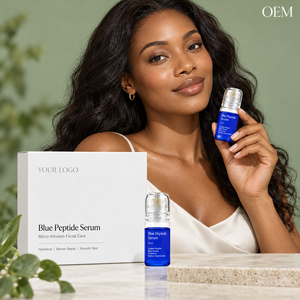 Ampolla Facial Hidratante con Péptidos Azules y Hialuronato de Sodio, 50 ml, OEM ODM, con Logotipo Personalizado, para Rostro, Cuerpo y Labios - Product Image 6