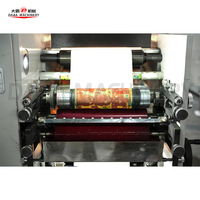 Machine d'impression flexographique économique à 2 couleurs 480 mm avec séchage UV et découpe