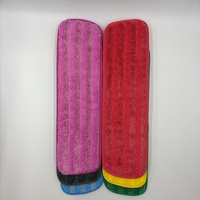 Tampon de rechange en microfibre de qualité supérieure pour balai serpillère, couleur personnalisée, pour nettoyage de sols, fil torsadé