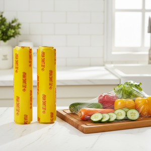 Rollos Jumbo de PVC Elástico, Grado Alimenticio, Suave, Brillante, Resistente a la Humedad, para Frutas y Galletas, Suministro Directo de Fábrica, Personalizado - Product Image 1