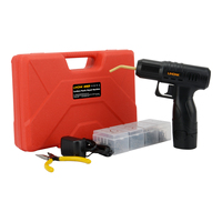 Kit d'outils de soudage portables à batterie au lithium 719, agrafeuse à chaud 50W, pistolet de soudage plastique pour réparation de voitures et de motos
