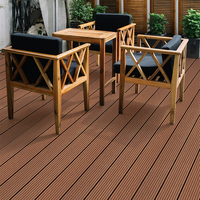 Décoration intérieure, nouveau produit, revêtement de sol extérieur imperméable, moderne, en WPC, planches de terrasse, design grain de bois écologique, carreaux de sol en WPC