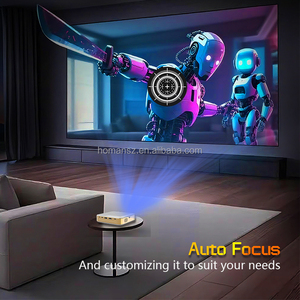 LED 3D Mini DLP Projectors 4K Home WiFi Smart Android 13 2*3W Portable <b>Wireless</b> Speakers for Outdoor Camping Auto S-230Pro Dlp P - Product Image 3