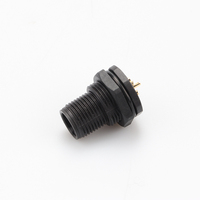 M16 * 1.5 Filetage M12 Circulaire Mental Étanche Montage sur Panneau Avant Cloison a B C D Code 3p 4p 5p 8p 12p 17p IP67 Connecteur IP68