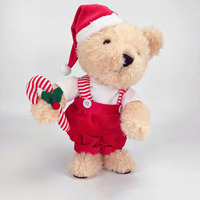 Poupée ours ornement électrique en peluche ours chanter danse Noël ours vacances fête décoration cadeau cadeau pour enfants