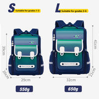 Sac à dos scolaire unisexe pour adolescents, tendance, avec motif de dessin animé, grand format, étanche, antivol, avec port USB et coussin d'air, pour enfants
