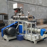 Machine fabrication d'extrudeuse flottante pour aliments de poissons, g, type mouillé, avec deux vis