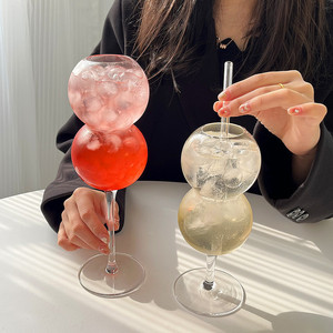 Flûte <span class=keywords><strong>en</strong></span> <span class=keywords><strong>verre</strong></span> à bulles <span class=keywords><strong>en</strong></span> forme de <span class=keywords><strong>gourde</strong></span> de style coré<span class=keywords><strong>en</strong></span> pour boissons à base de jus et fêtes de mariage avec personnalisation du logo - Product Image 1