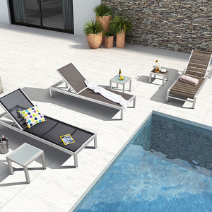 La piscina de la playa al aire libre reclinado de aluminio de Honda y de madera de plástico sofá cama sombra de sol <span class=keywords><strong>tumbona</strong></span> - Product Image 6